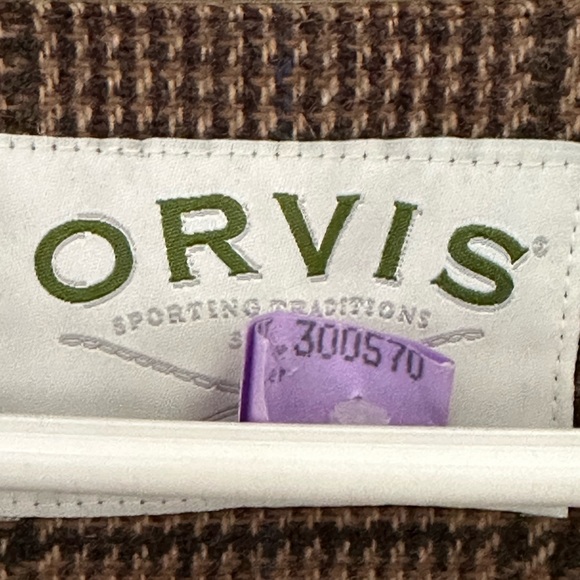 Orvis 100% Wool Houndstooth Roadmaster Tweed Bomber Jacket Size M - Picture 3 of 10